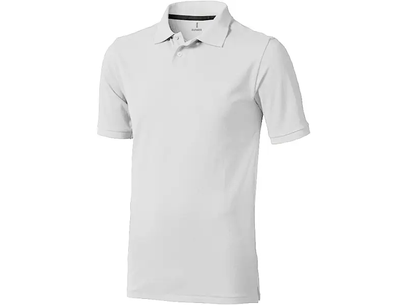 Calgary мужская футболка-поло с коротким рукавом, белый - 38080013XL
