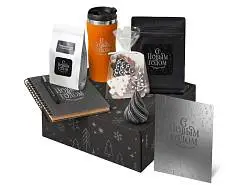 Подарочный набор Re:Charge с термокружкой, кофе и блокнотом