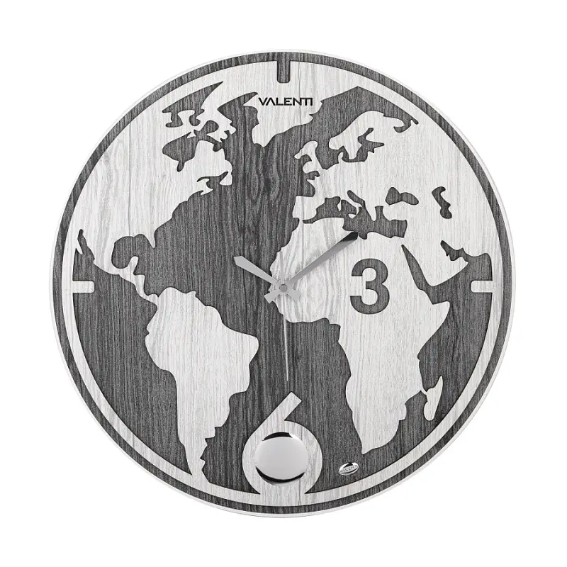 Часы настенные "Карта мира" - L350