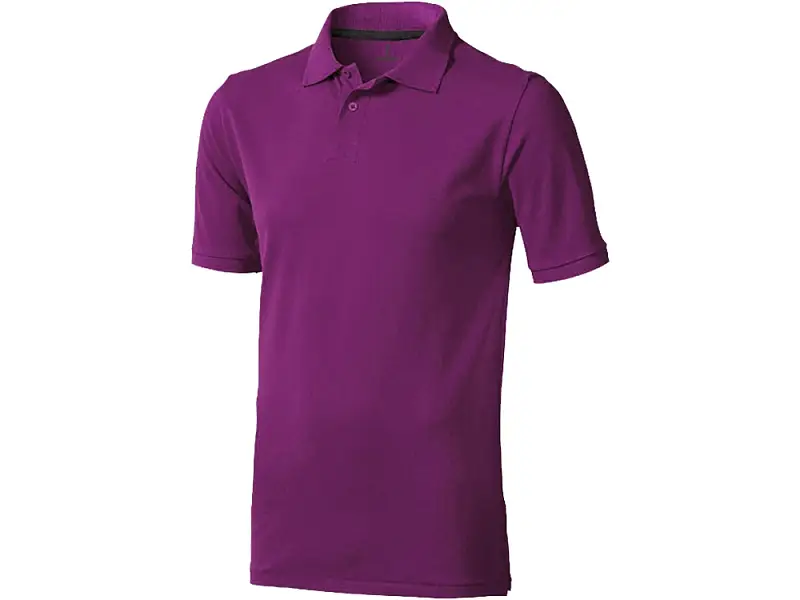 Calgary мужская футболка-поло с коротким рукавом, темно-фиолетовый - 3808038XS