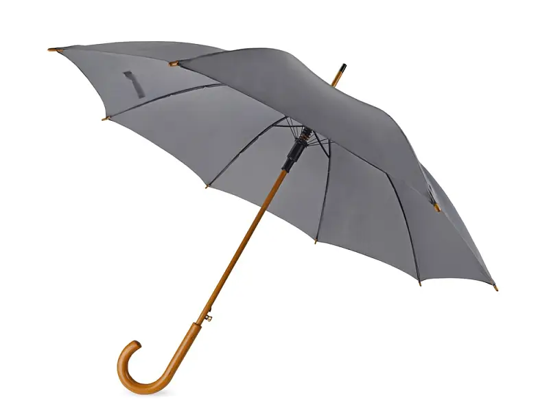 Зонт-трость Радуга, серый - 907048