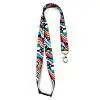 Ланъярд полноцветный Флип с карабином и замком безопасности, 25 мм