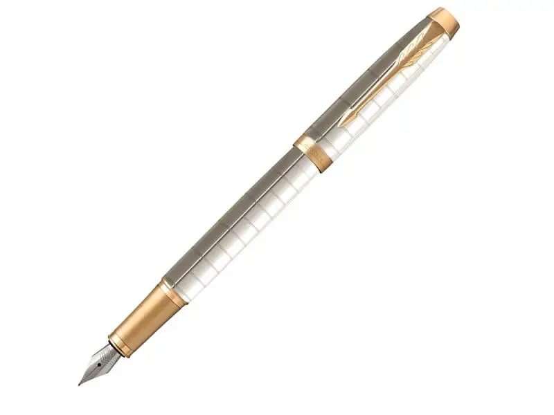 Перьевая ручка Parker IM Premium F318  Pearl GT,перо: F, цвет чернил: blue, в подарочной упаковке. - 2143649