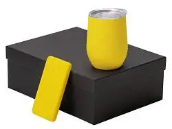 Подарочный набор COLOR IT с термокружкой и повербанком, 5000 mAh