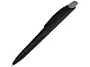 Ручка шариковая пластиковая Stream, черный/салатовый
