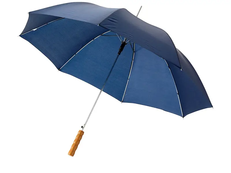 Зонт-трость Lisa полуавтомат 23, темно-синий - 19547898