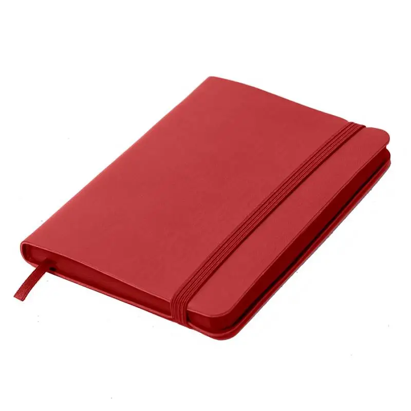 Блокнот SHADY JUNIOR с элементами планирования,  А6, красный, кремовый блок, красный  обрез - 24743/08