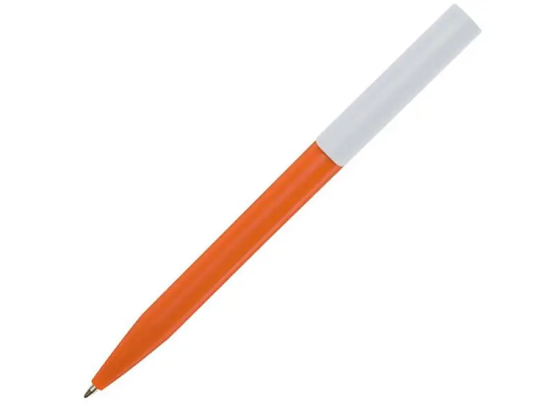 Шариковая ручка Unix из переработанной пластмассы, синие чернила - Оранжевый - 10789631