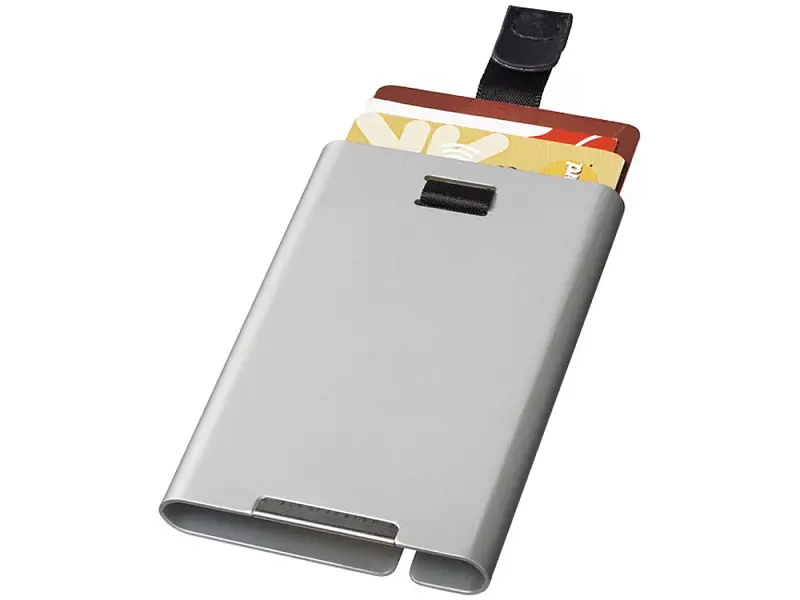 RFID слайдер для карт, серебристый - 13003101