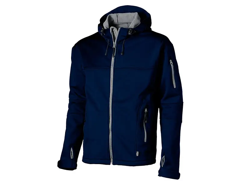 Куртка софтшел Match мужская, темно-синий/серый - 3330649S