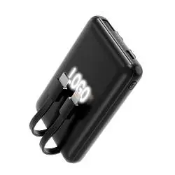 Внешний аккумулятор Eron с подсветкой гравировки, 5000 mAh