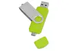 USB/micro USB-флешка 2.0 на 16 Гб Квебек OTG, белый
