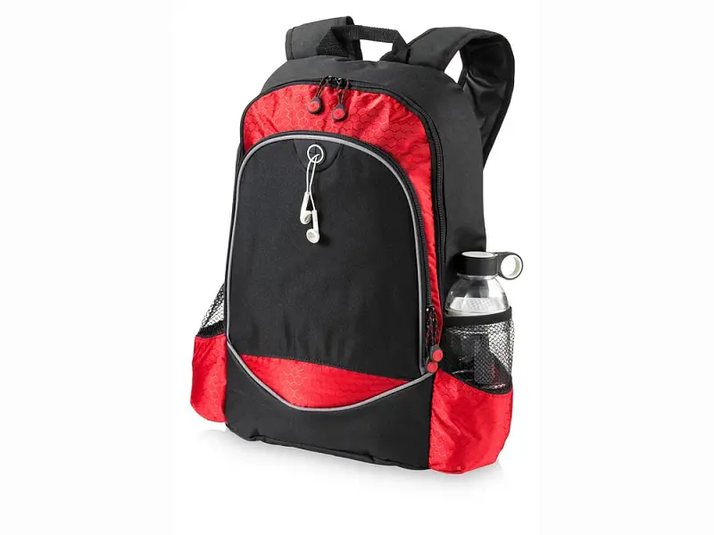 Рюкзак Benton для ноутбука 15, черный/красный - 12009302