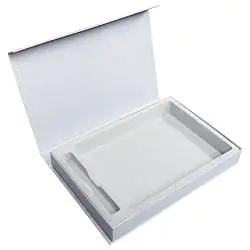 Коробка Silk с ложементом под ежедневник 15х21 см и ручку, 27х18х3,5 см