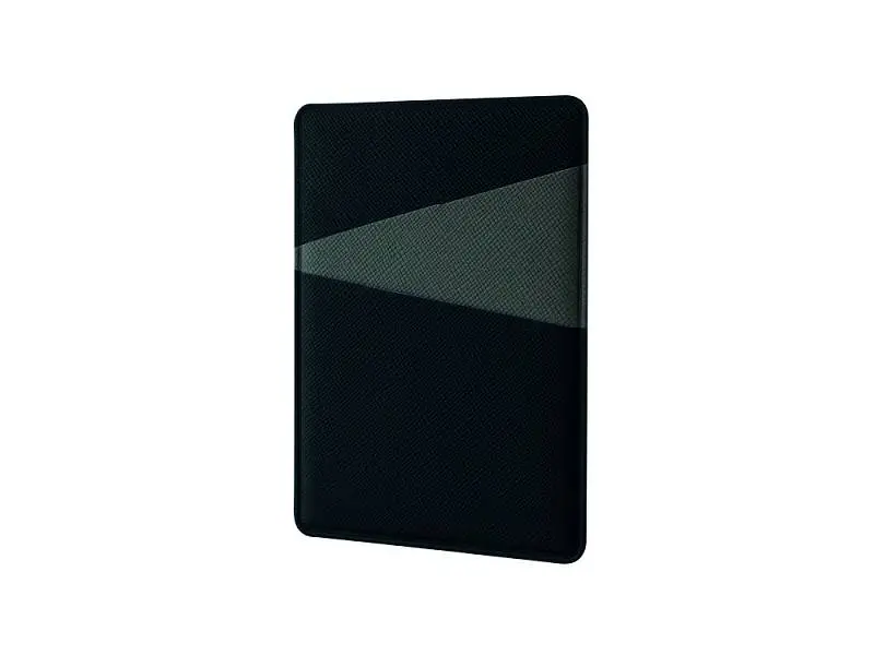 Картхолдер на 3 карты типа бейджа Favor, черный/серый - 114207