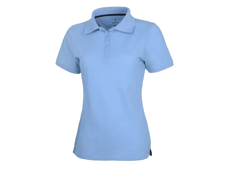 Calgary женская футболка-поло с коротким рукавом, голубой - 3808140XS
