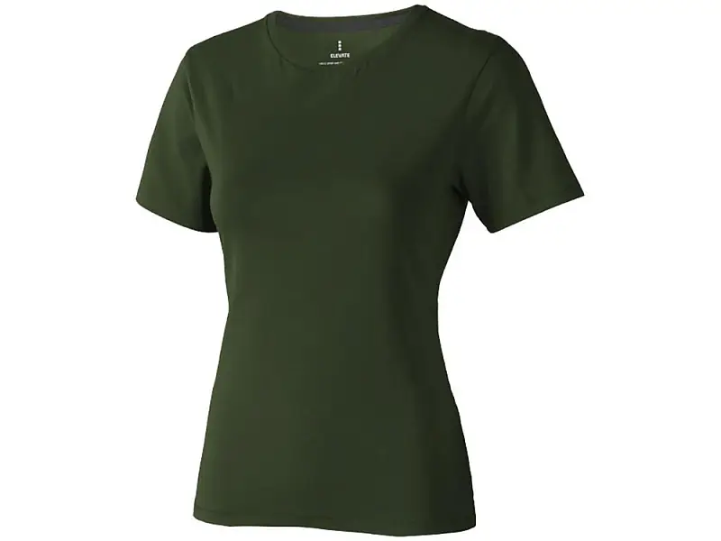 Nanaimo женская футболка с коротким рукавом, армейский зеленый - 3801270XS