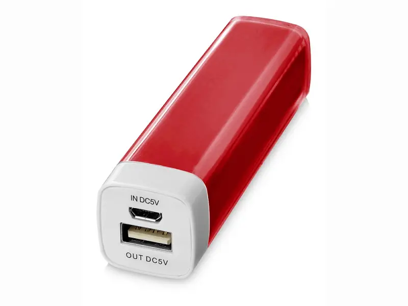 Портативное зарядное устройство Flash 2200 мА/ч, красный - 12357104