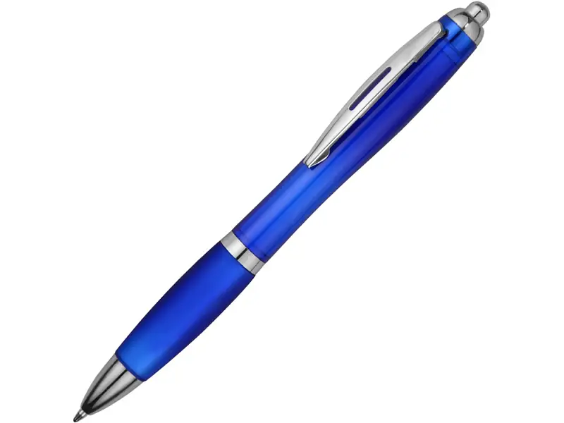 Ручка пластиковая шариковая Nash, ярко-синий, синие чернила - 10707801
