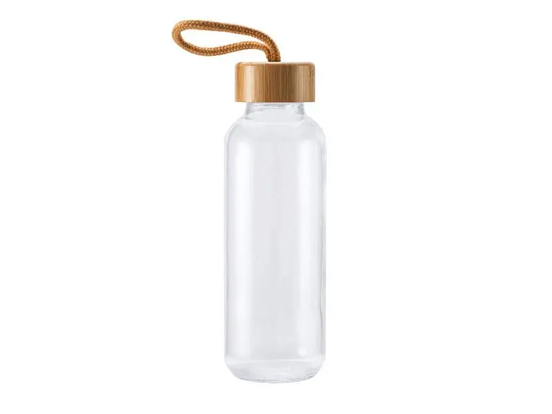 Стеклянная бутылка TRILBY 450 мл, прозрачный/бежевый - MD4020S129