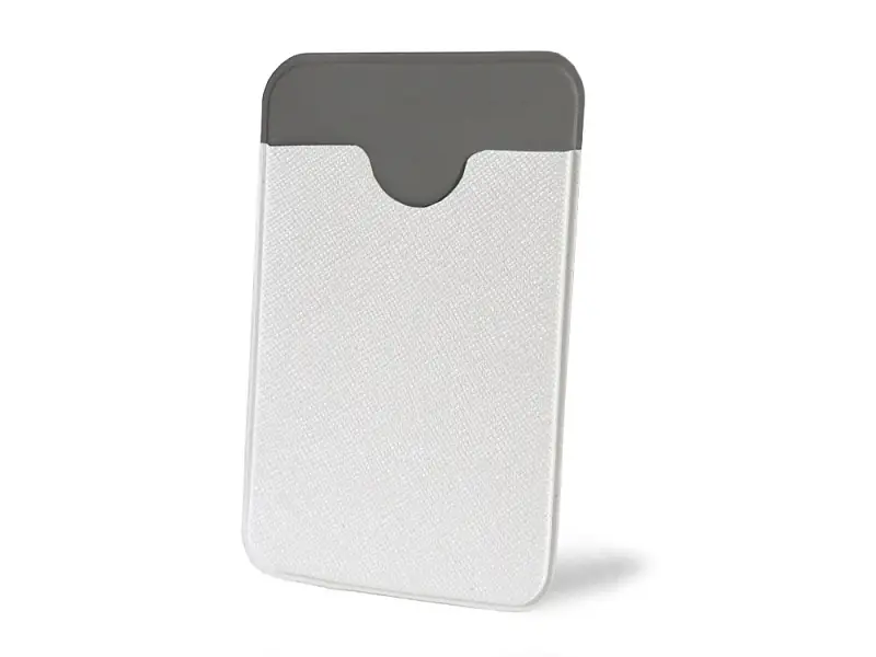 Чехол-картхолдер Favor на клеевой основе на телефон для пластиковых карт и и карт доступа, белый - 7319.06