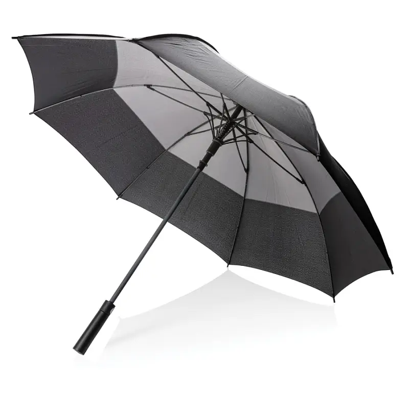 Автоматический двухцветный зонт-антишторм, d123 см - P850.292