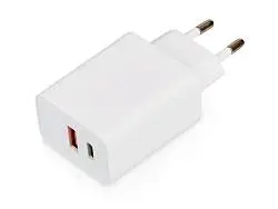Сетевое зарядное устройство c выходами USB-A и USB-C и быстрой зарядкой QC/PD Recharger Pro, 30 Вт