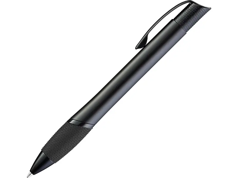 Ручка шариковая металлическая OPERA M, черный/черный - 187900.07