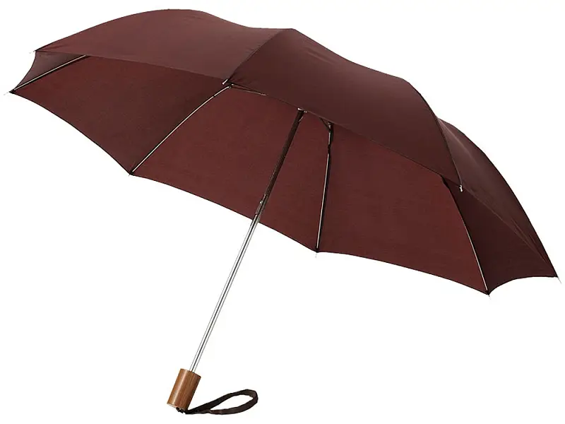 Зонт Oho двухсекционный 20, коричневый - 10905808