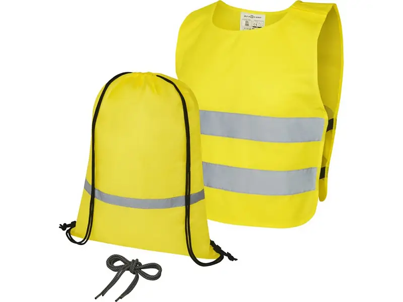 Ingeborg Комплект для безопасности и видимости для детей 7–12 лет, неоново-желтый - 12201613