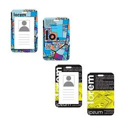 Чехол для пропуска Dreamy Case на заказ, 7х11 см, размер вкладыша 5,4x8,6 см