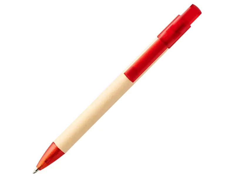 Шариковая ручка Safi из бумаги вторичной переработки, красный - 10758202