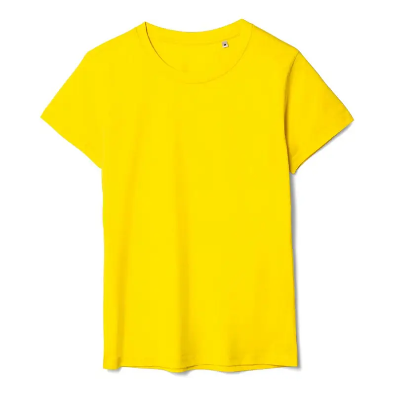 Футболка женская T-bolka Lady желтая, размер S - 1878.801v2