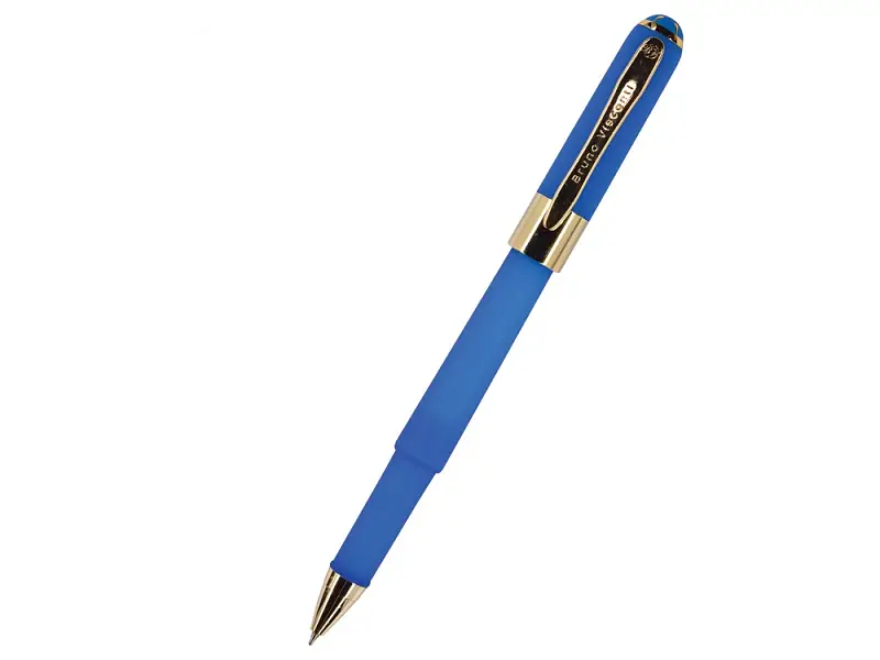 Ручка пластиковая шариковая Monaco, 0,5мм, синие чернила, ярко-синий - 20-0125.09