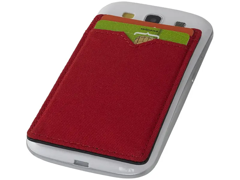 Бумажник RFID с двумя отделениями, красный - 13425702