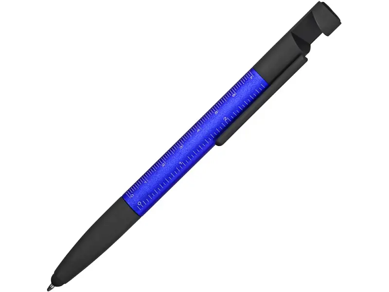 Ручка-стилус металлическая шариковая многофункциональная (6 функций) Multy, синий - 71530.02