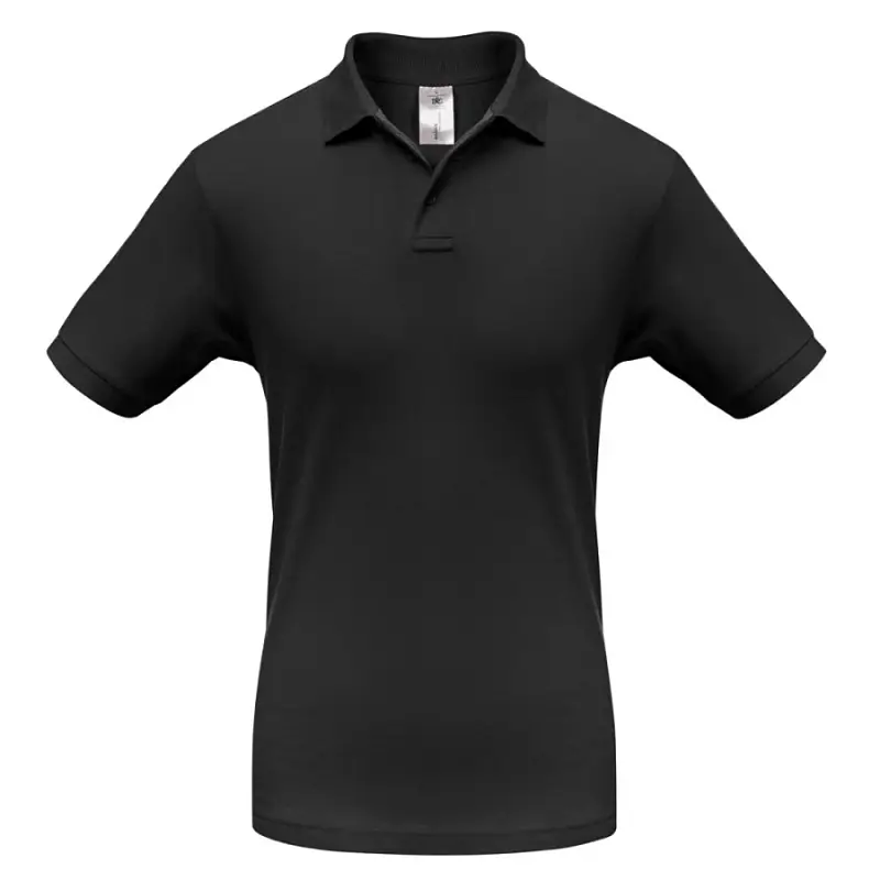 Рубашка поло Safran черная, размер S - PU4090021Sv2