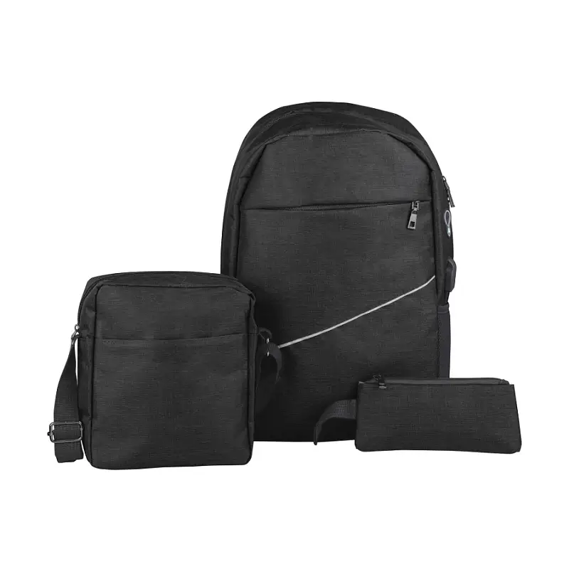 Набор "TRIO" 3в1: рюкзак, сумка, несессер - 7442-3