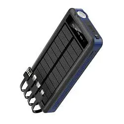 Внешний аккумулятор Xyron с солнечной панелью, 10000 mAh