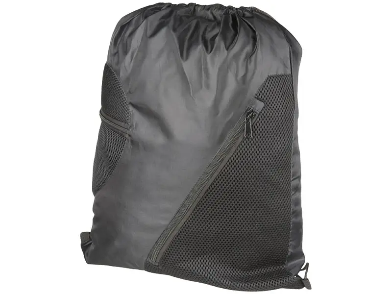 Спортивный рюкзак из сетки на молнии, черный - 12028700
