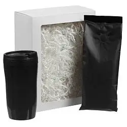 Набор Foresight, стакан: 14,4x7,5x7,4 см; кофе: 8х20х7 см; упаковка: 21,3х16,5х7,8 см