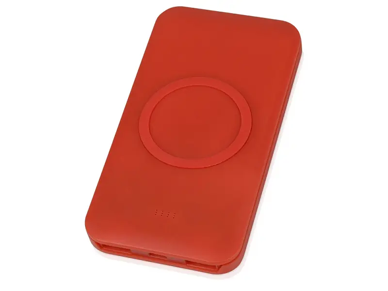 Портативное беспроводное зарядное устройство Impulse, 4000 mAh, красный - 5910502