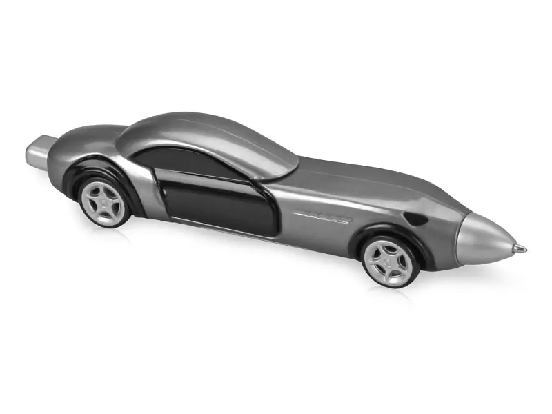 Ручка шариковая Сан-Марино в форме автомобиля с открывающимися дверями и инерционным механизмом движения, серебристая - 73111.00