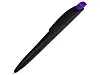 Ручка шариковая пластиковая Stream, черный/голубой