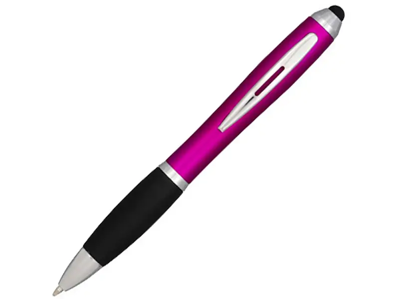 Шариковая ручка-стилус Nash, розовый, синие чернила - 10690307