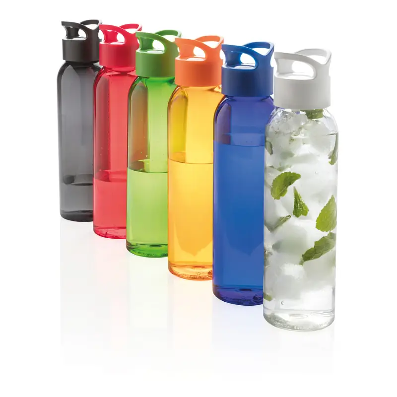 Герметичная бутылка для воды из AS-пластика, зеленая - P436.877