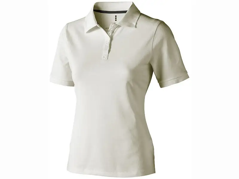 Calgary женская футболка-поло с коротким рукавом, св. серый - 3808190XS