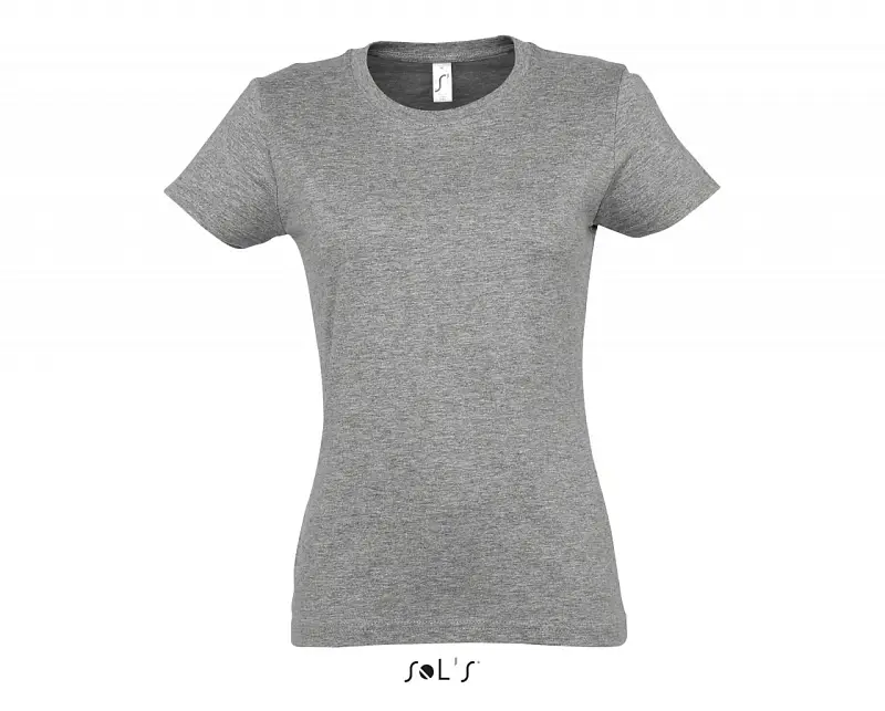 Фуфайка (футболка) IMPERIAL женская,Серый меланж 3XL - 11502.350/3XL