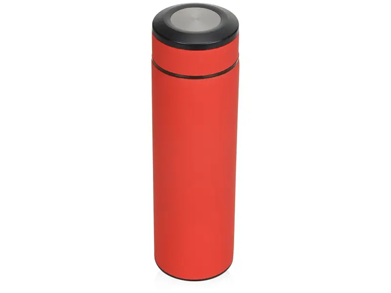 Термос Confident с покрытием soft-touch 420мл, красный - 1048701