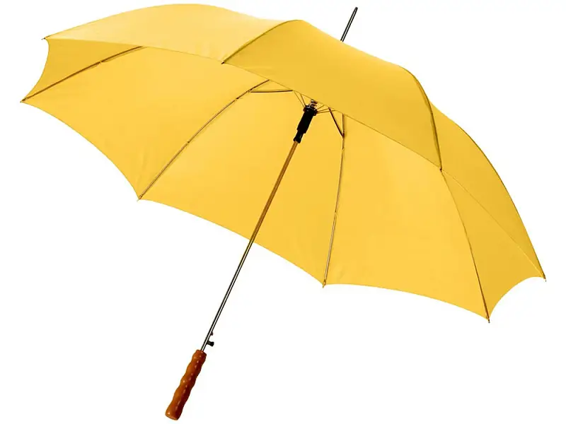 Зонт-трость Lisa полуавтомат 23, желтый - 10901716